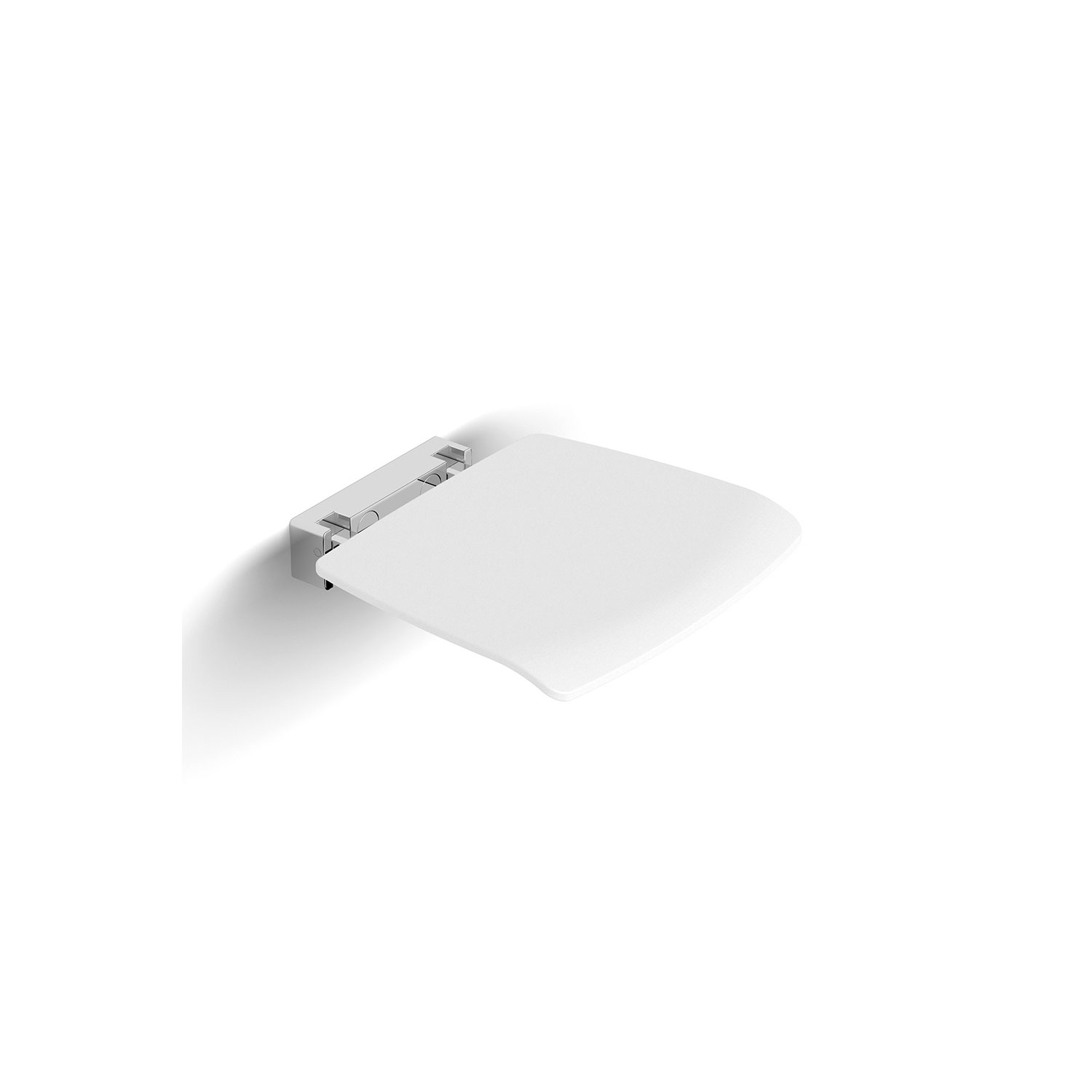 Matte white wall seat